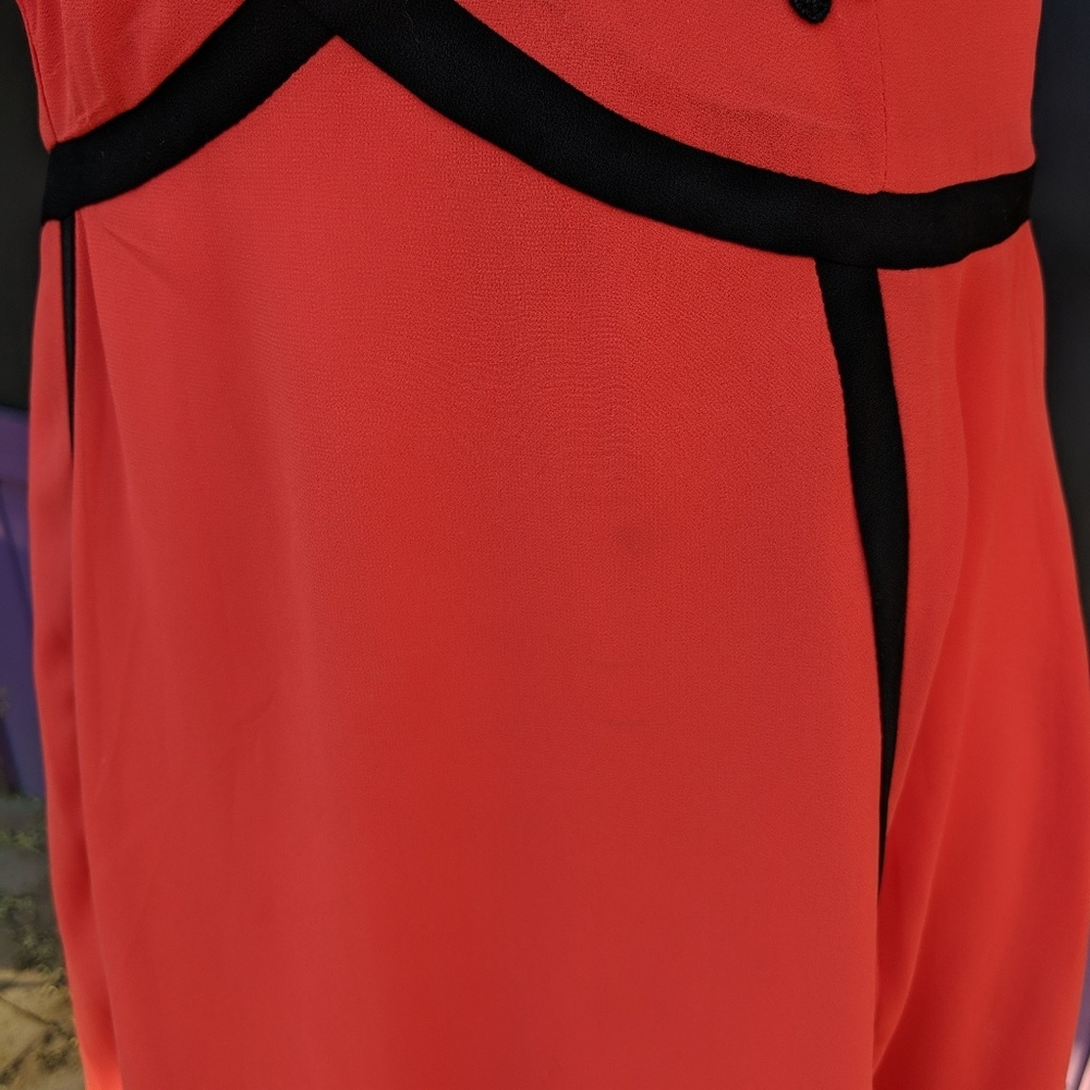 Chic red and black dress - Picture 3 of 7